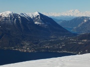 22 Lago di Como, monti di Tremezzo, Lago di Lugano, Monte Rosa